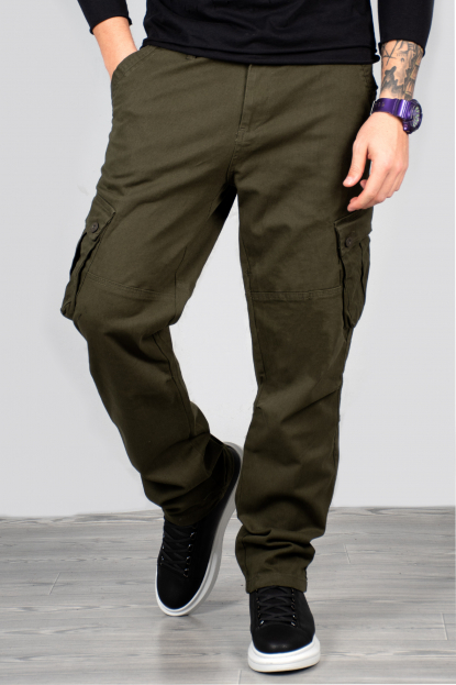 DeepSEA Yandan Cepli Geniş Kesim Mevsimlik Erkek Kargo Pantolon 1705421