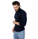 DeepSEA  Standart Fit Balıkçı Yaka Düz Kazak 2002292