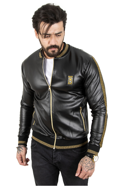 DeepSEA Etnik Desen Baskılı Suni Deri Mont 2210350