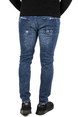 DeepSEA Taşlamalı Yırtıklı Lazer Kesim Slim Fit Erkek Kot Pantolon 2200101