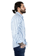 DeepSEA Erkek Çizği Desenli Uzun Kol Likrali Erkek Gömlek 2101847