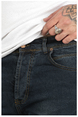 DeepSEA Arka Cep Dikişli Likralı Dar Kesim Düğmeli Erkek Kot Pantolon 2002109