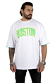 DeepSEA Boston Yazı Baskılı Oversize Erkek Tişört 2200507