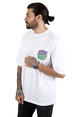 DeepSEA Önü ve Arkası Stay Cool Yazı Baskılı Oversize Erkek Tişört 2200508