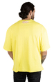 DeepSEA Önü Feelings Yazı Baskılı Oversize Erkek  Tişört 2200512