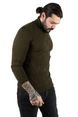 DeepSEA Desenli Tam Balıkçı Yaka Slimfit Erkek Kazak 2301462