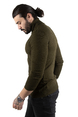 DeepSEA Desenli Tam Balıkçı Yaka Slimfit Erkek Kazak 2301462