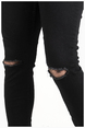 DeepSEA Dizleri Yırtık Likralı Slim Fit Erkek Kot Pantolon 1902114