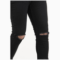 DeepSEA Dizleri Yırtık Likralı Slim Fit Erkek Kot Pantolon 1902114