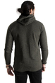 DeepSEA Önü Nakişlı Yeni Sezon Kapüşonlu Erkek Sweatshirt 2303091