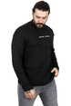 DeepSEA Likralı Yarım Balıkçı Önü Nakışlı Yeni Sezon Erkek Sweatshirt 2303103