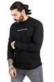 DeepSEA Likralı Yarım Balıkçı Önü Nakışlı Yeni Sezon Erkek Sweatshirt 2303103