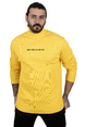 DeepSEA Likralı Yarım Balıkçı Önü Nakışlı Yeni Sezon Erkek Sweatshirt 2303103
