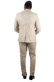 DeepSEA Pötikare Desenli Kırlangıç Yaka Tek Düğme 3'lü Erkek Takım Elbise 2307077