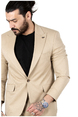 DeepSEA Çizgi Desenli Pile Detaylı Cep Kapaklı Kırlangıç Yaka Slim Fit Erkek Takım Elbise 2301823