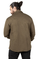 DeepSEA Kumaşı Desenli Cepli Likralı Slim Fit Örme Kumaş Erkek Gömlek 2300516