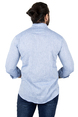 DeepSEA Armalı Plamlı Keten Erkek Gömlek 2300524
