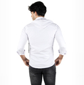 DeepSEA Kapüşonlu Cepli Slim Fit Likralı Kot Gömlek 2300396