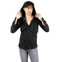 DeepSEA Kapüşonlu Cepli Slim Fit Likralı Kot Gömlek 2300396