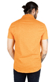 DeepSEA Kırıştırmalı Kumaş Düğmeli Likralı Apaç Yaka Kısa Kollu Erkek Gömlek 2104042