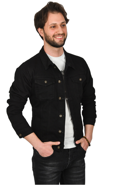 DeepSEA Lazer Kesim Slim Fit Likralı Kot Mont 2201007