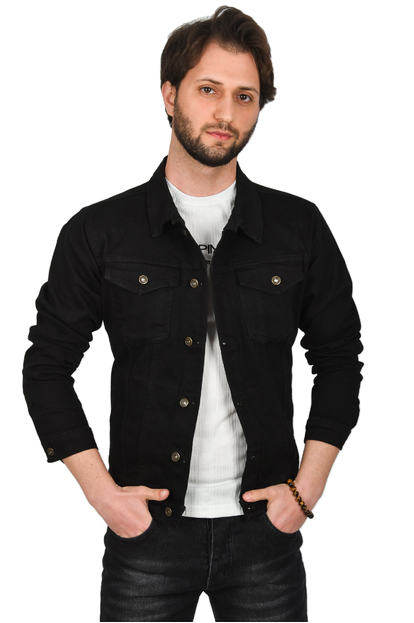 DeepSEA Lazer Kesim Slim Fit Likralı Kot Mont 2201007