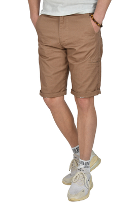 DeepSEA Yeni Sezon Fermuarlı Slim Fit Kargo Şort Kapri 2301613
