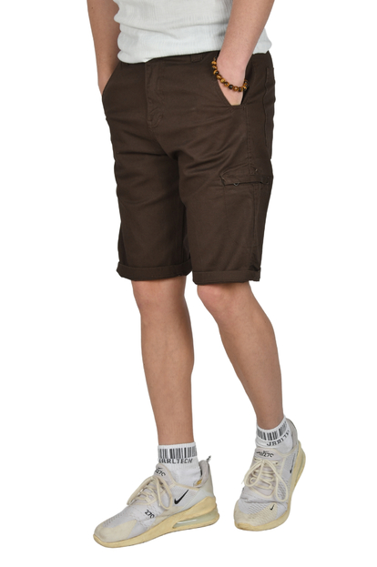 DeepSEA Yeni Sezon Fermuarlı Slim Fit Kargo Şort Kapri 2301613