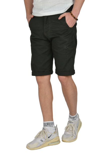 DeepSEA Yeni Sezon Fermuarlı Slim Fit Kargo Şort Kapri 2301613