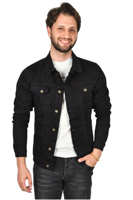 DeepSEA Lazer Kesim Slim Fit Likralı Kot Mont 2201007 2