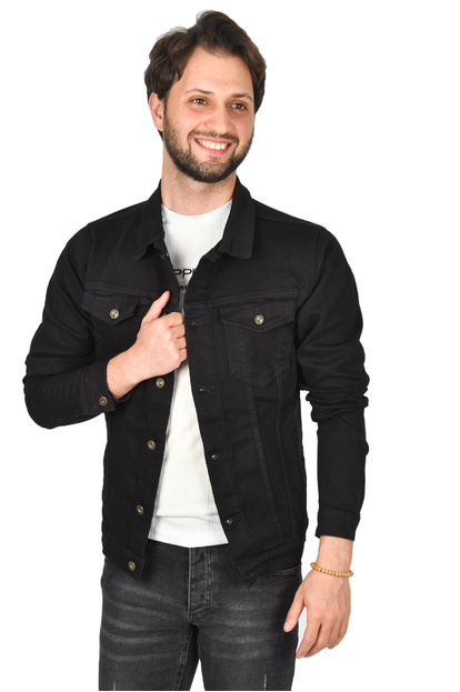 DeepSEA Lazer Kesim Slim Fit Likralı Kot Mont 2201007