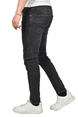 DeepSEA Tırnak Taşlamalı Lazerli Slim Fit Likralı Kot Jean Pantolon 2406085