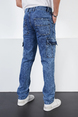 DeepSEA Baggy Rahat Kesim Kot Jean Kargo Pantolon 2407009