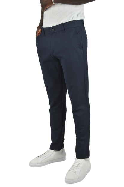 DeepSEA Slim Fit Likralı Fermuarlı İnce Kumaş Keten Pantolon 2400622