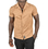 DeepSEA Kabartma Nokta Desenli Slim Fit Likralı Kısa Kollu Penye Gömlek 2403223