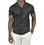 DeepSEA Kabartma Çizgi Desenli Slim Fit Kısa Kollu Penye Gömlek 2403221