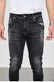 DeepSEA Taşlamalı Lazerli Slim Fit Jean Kot Pantolon 2401513