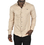DeepSEA Likralı Çıtçıtlı Kırışmayan Süet Kumaş Slim Fit Cepsiz Mevsimlik Gömlek 2500556