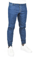 DeepSEA Paçası Lastikli Skinny Fit Likralı Jogger Jean Kot Pantolon 2406358