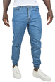 DeepSEA Paçası Lastikli Skinny Fit Likralı Jogger Jean Kot Pantolon 2406257