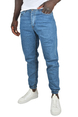 DeepSEA Paçası Lastikli Skinny Fit Likralı Jogger Jean Kot Pantolon 2406257