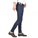 DeepSEA Kendinden Desenli Slim Fit Likralı Keten Pantolon 2502310