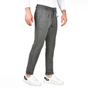 DeepSEA Beli Lastikli Slim Fit Likralı Duble Paça Penye Spor Pantolon 2502385
