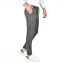 DeepSEA Beli Lastikli Slim Fit Likralı Duble Paça Penye Spor Pantolon 2502385