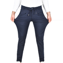 DeepSEA Beli Lastikli Slim Fit Likralı Duble Paça Penye Spor Pantolon 2502385