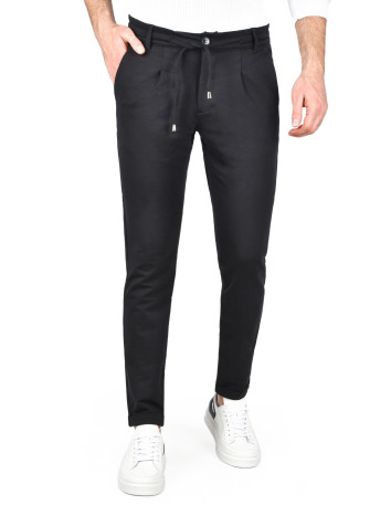 DeepSEA Beli Lastikli Slim Fit Likralı Duble Paça Penye Spor Pantolon 2502385