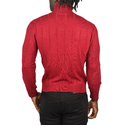 DeepSEA Tüylenme Yapmayan Slim Fit Likralı Tam Balıkçı Çizgili Kazak 2505504