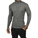 DeepSEA Slim Fit Baklava Desenli Tam Balıkçı Yaka Boğazlı Kazak 2505507