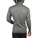 DeepSEA Slim Fit Baklava Desenli Tam Balıkçı Yaka Boğazlı Kazak 2505507