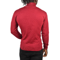 DeepSEA Slim Fit Baklava Desenli Tam Balıkçı Yaka Boğazlı Kazak 2505507